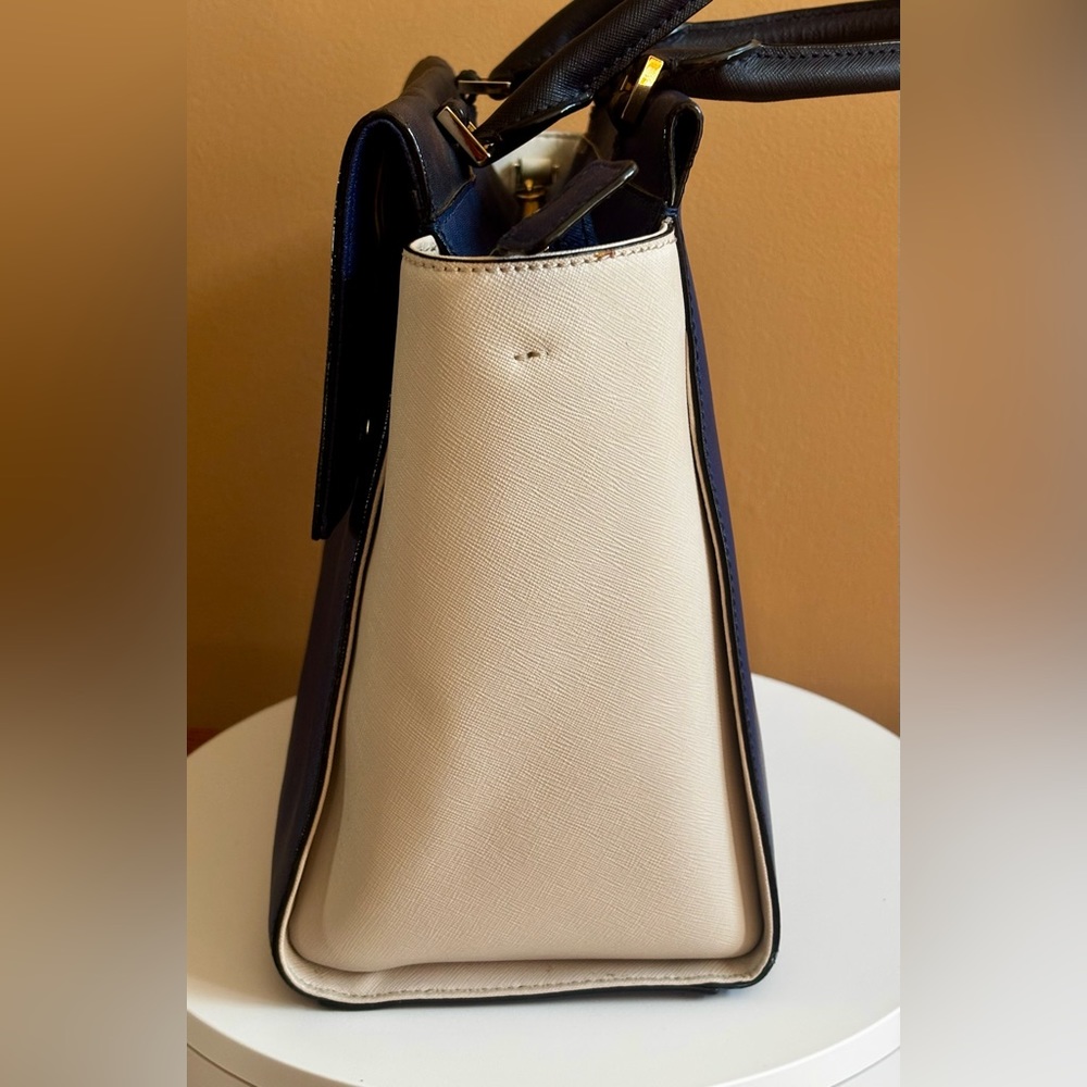 NWOT KATE SPADE HAVANA COLOR BLOCK TOTE/SHOULDER BAG. Dust bag included. - Picture 8 of 10